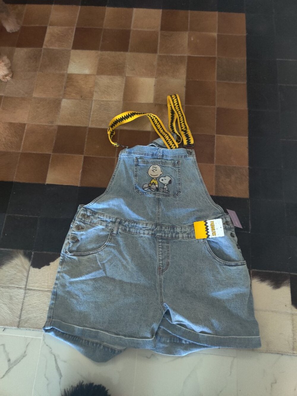 Her Universe Peanuts Short Overalls size 3x New